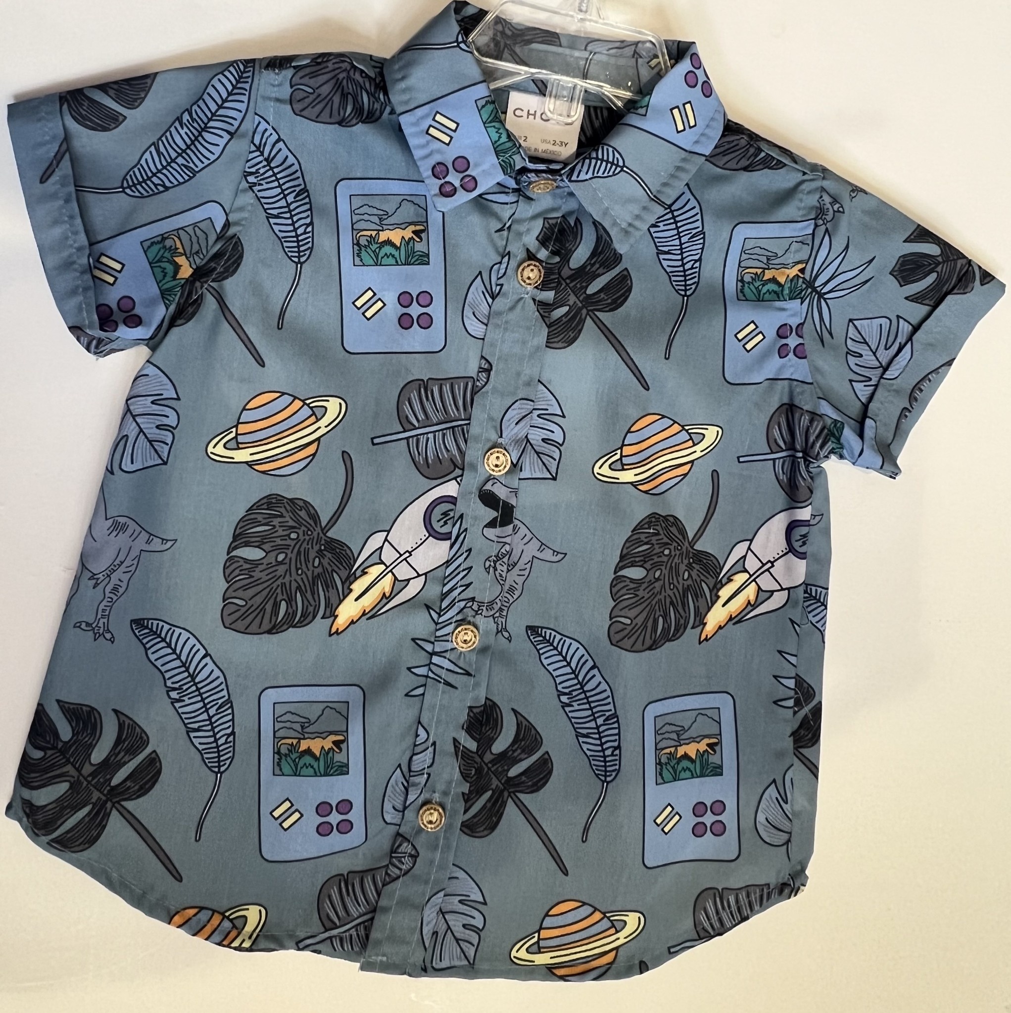 CHOYS Boys Casual Short-Sleeve Shirt