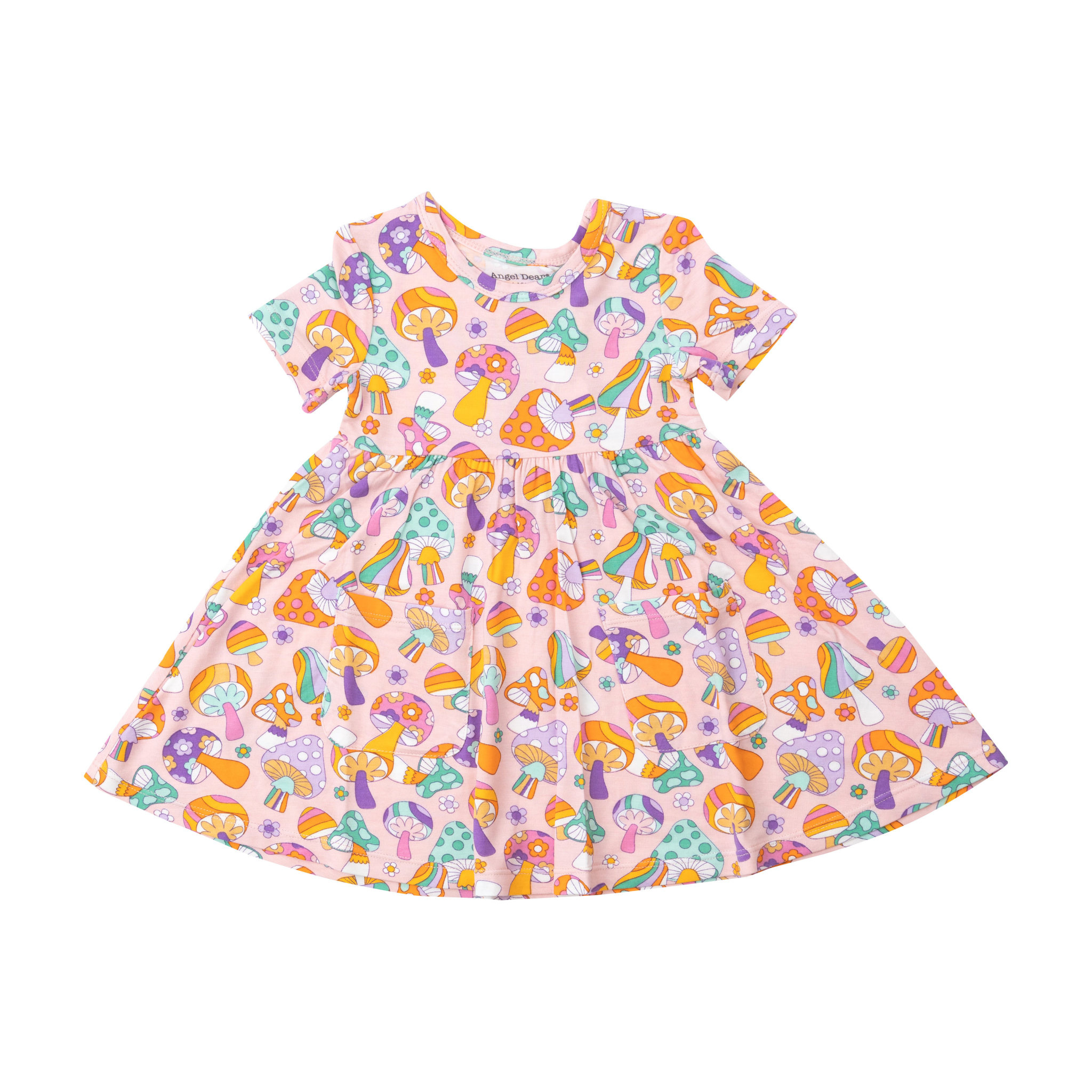 Angel Dear Girl Bamboo S/S Twirl Dress