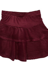 Azarhia Metallic Ruffled Sport Skort