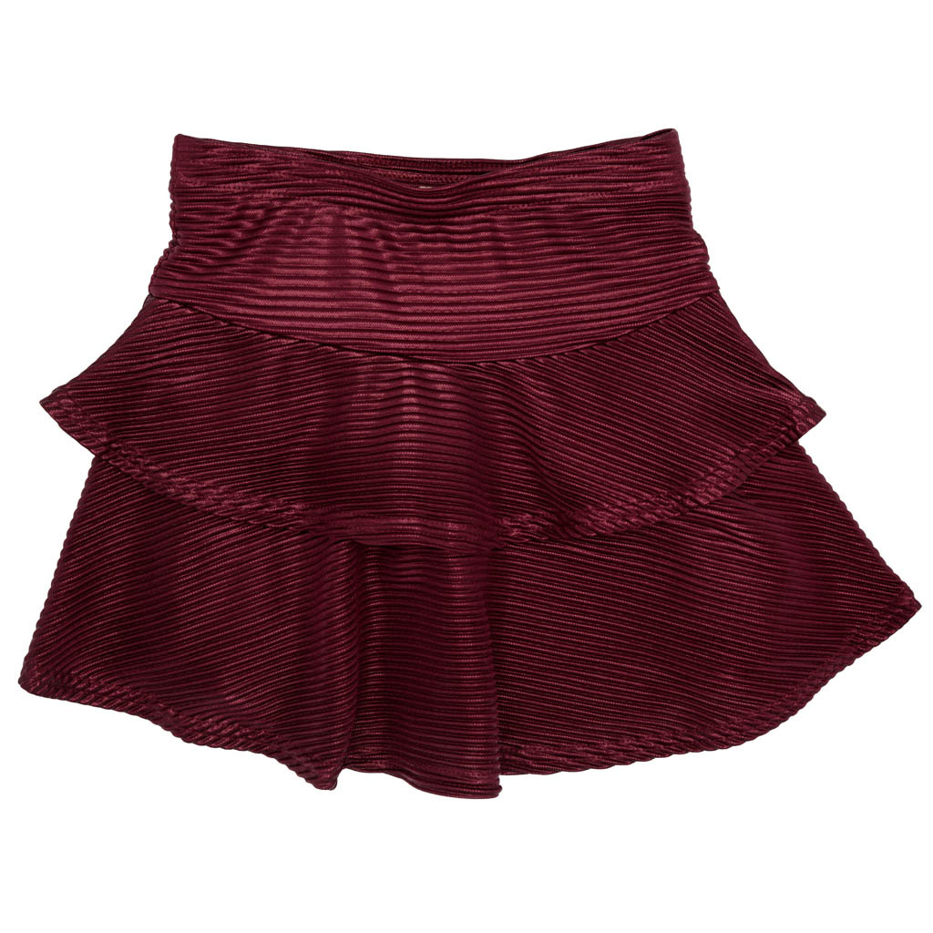 Azarhia Metallic Ruffled Sport Skort
