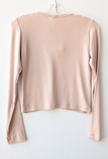 Area Code 407 Tween & Junior Knit, Square Neck L/S Top