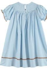 Lil Cactus Fall  Smocked Bishop Dress