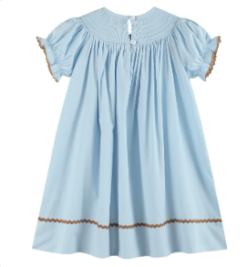 Lil Cactus Fall  Smocked Bishop Dress