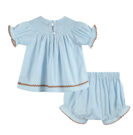 Lil Cactus Smocked Dress & Bloomers Set