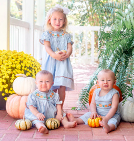 Lil Cactus Smocked Dress & Bloomers Set