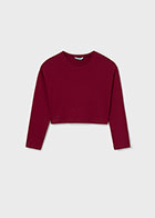Mayoral Junior Girl L/S Solid Knit Top