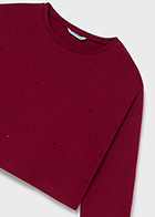 Mayoral Junior Girl L/S Solid Knit Top