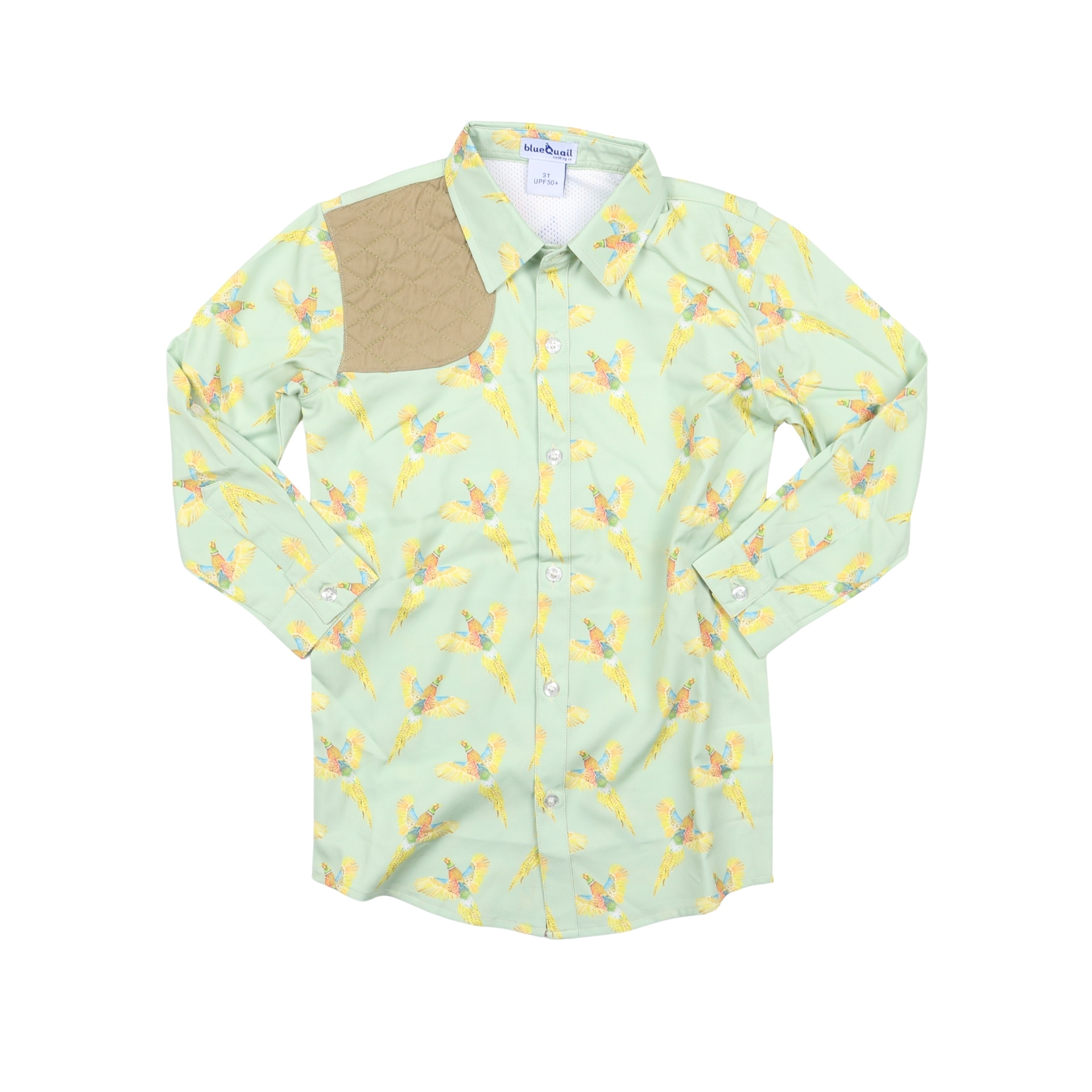 Blue Quail Clothing Co Boy's L/S Shoulder Patch Shirt