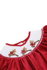 Lil Cactus Reindeer Smocked Playsuit