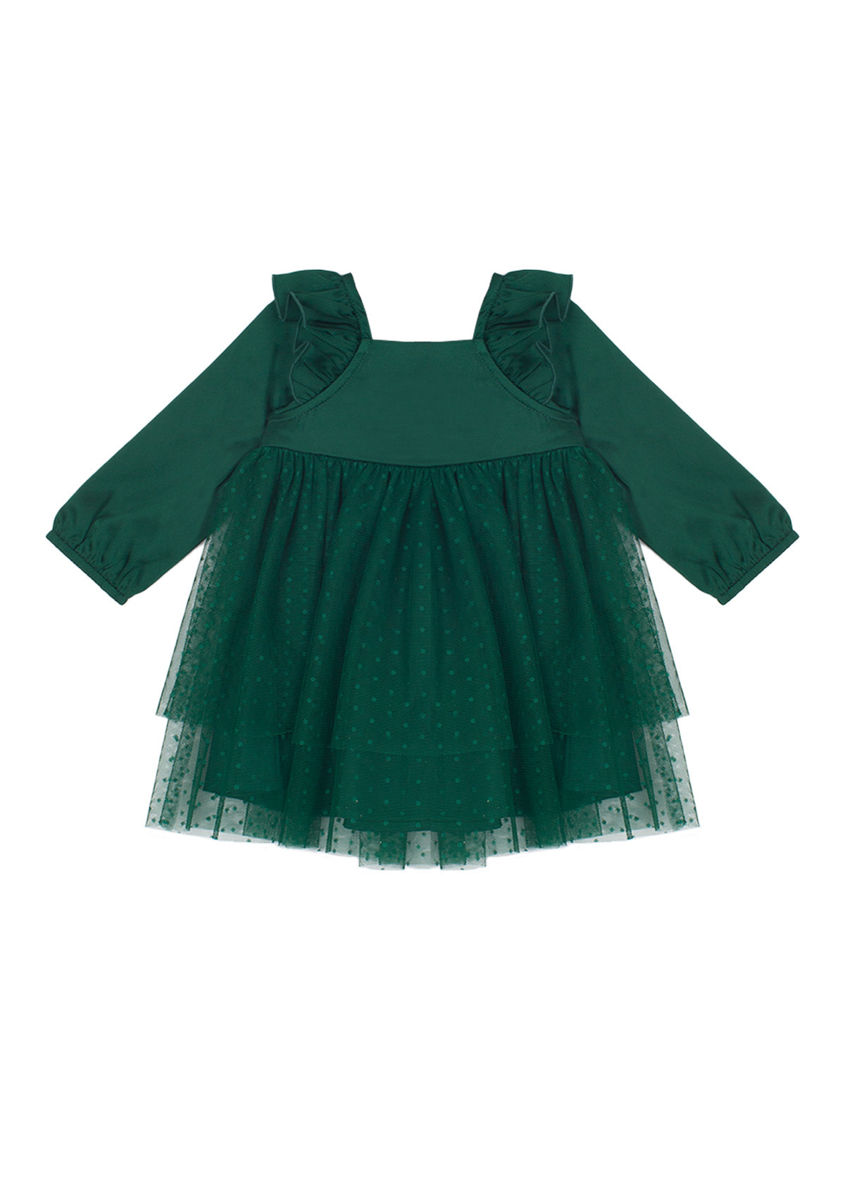 Isobella & Chloe Baby & Toddler Girl Mistletoe Dress