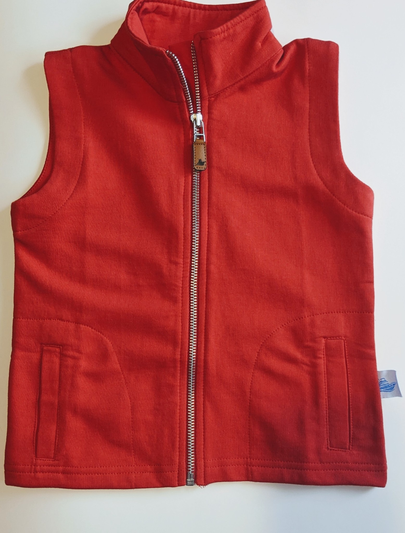 Southbound Cotton Knit Zipper Front Vest