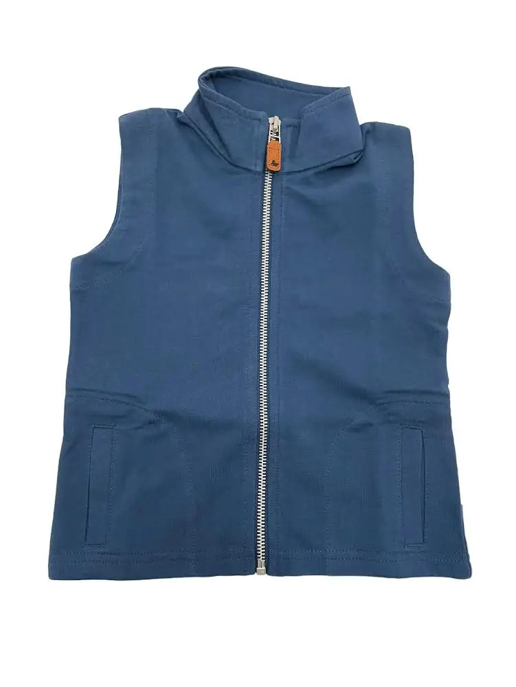 Southbound Cotton Knit Zipper Front Vest