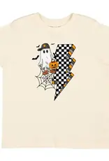 Sweet Wink Checker Ghost Halloween S/S