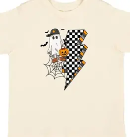 Sweet Wink Checker Ghost Halloween S/S