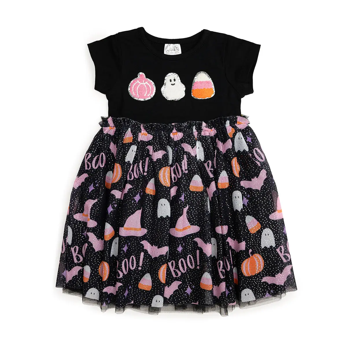 Sweet Wink Halloween Boo Dress