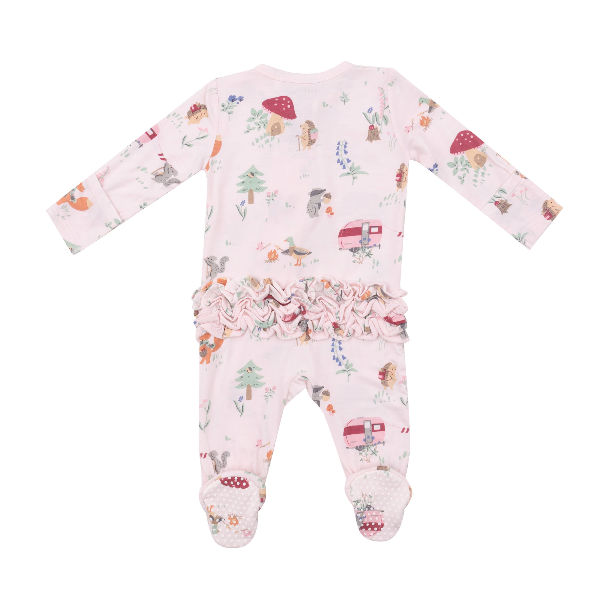 Angel Dear Baby & Toddler Girl Zipper Footie