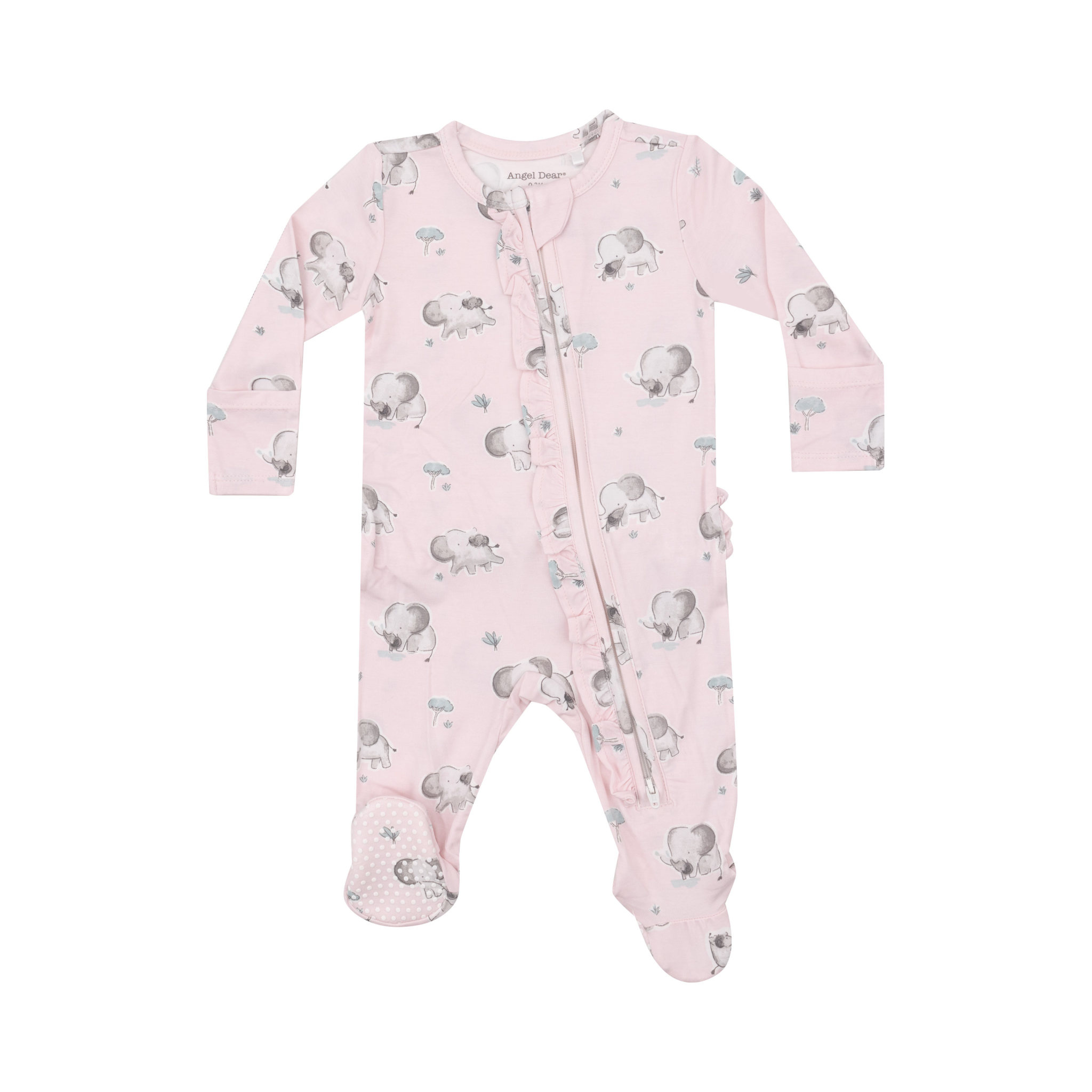 Angel Dear Baby & Toddler Girl Zipper Footie