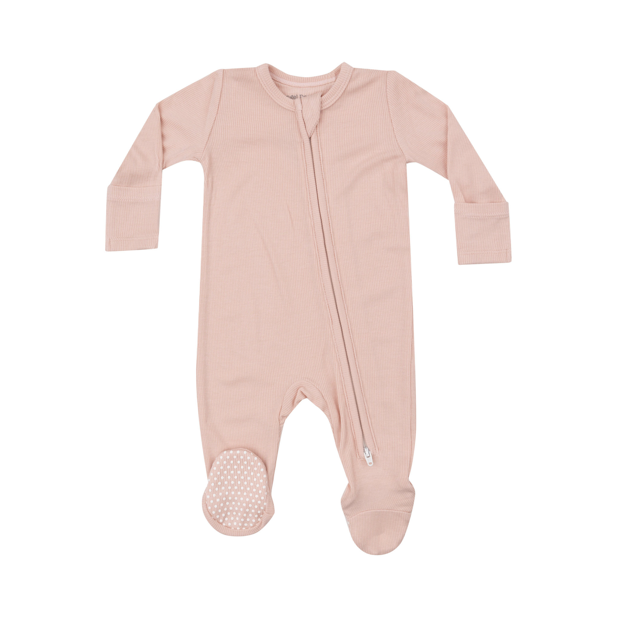 Angel Dear Solids Basic Zipper Footie Pj