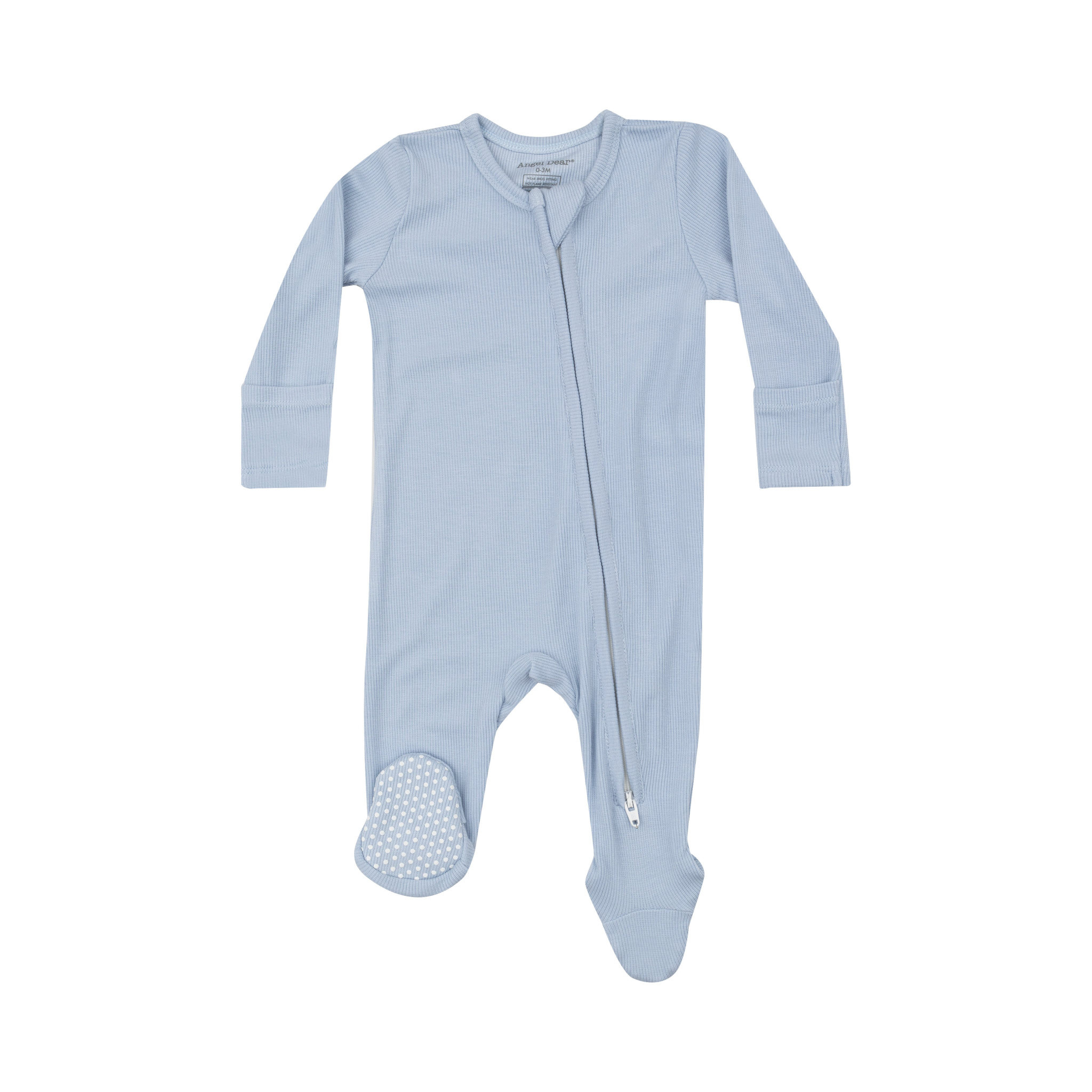 Angel Dear Solids Basic Zipper Footie Pj