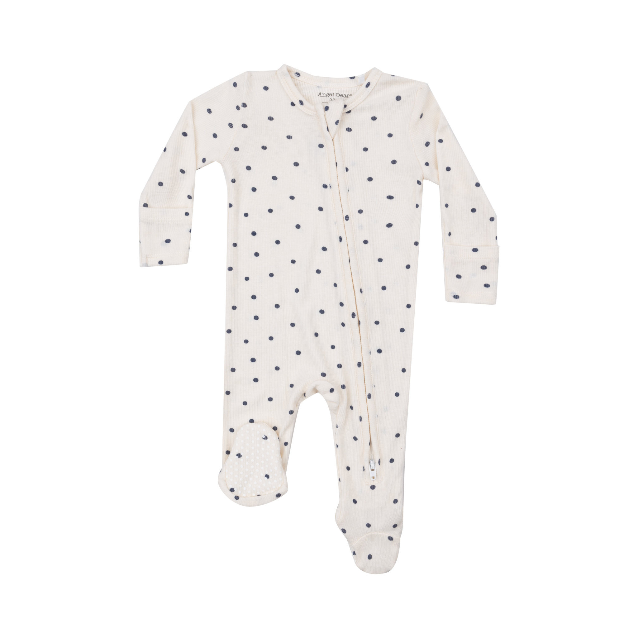 Angel Dear Solids Basic Zipper Footie Pj