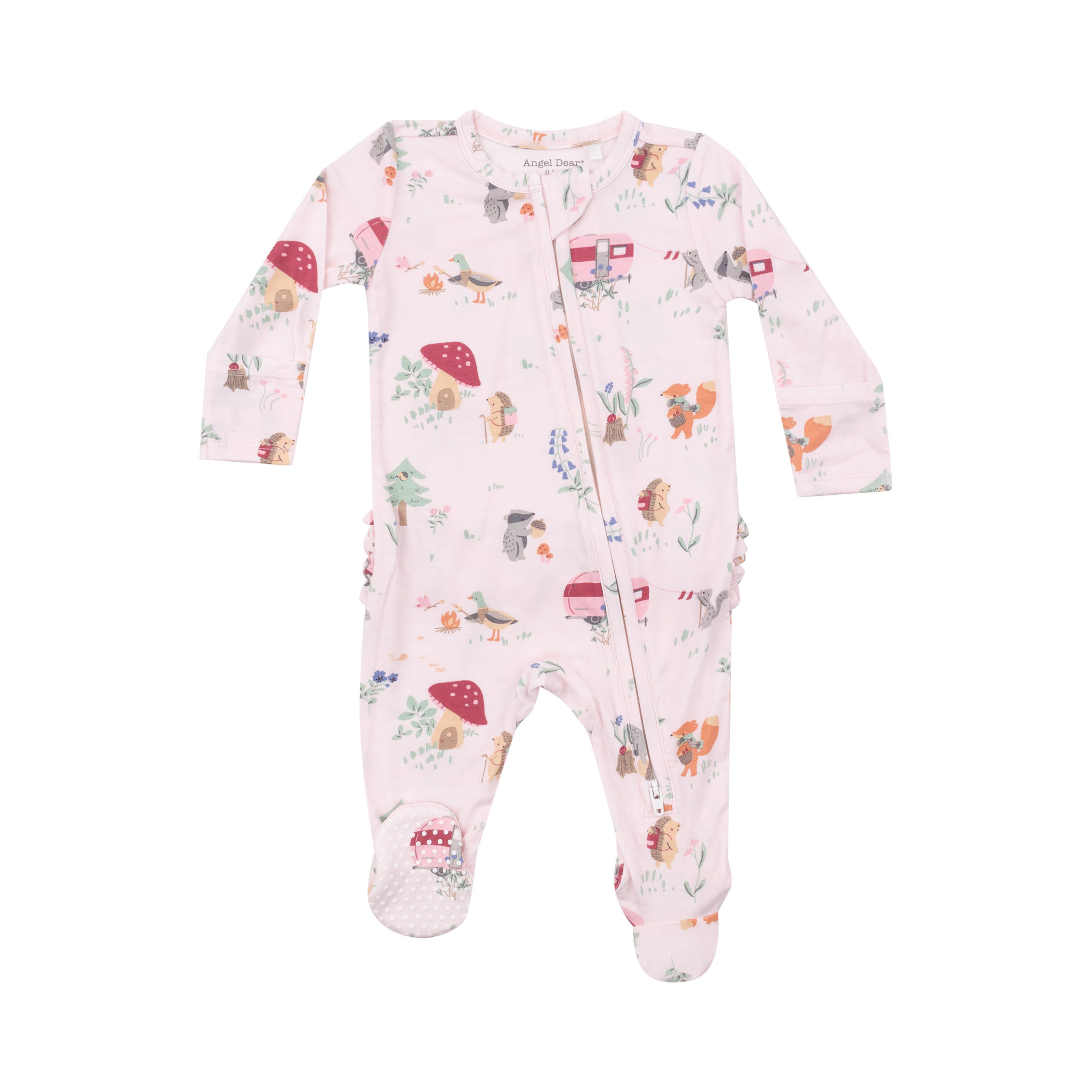 Angel Dear Baby & Toddler Girl Zipper Footie
