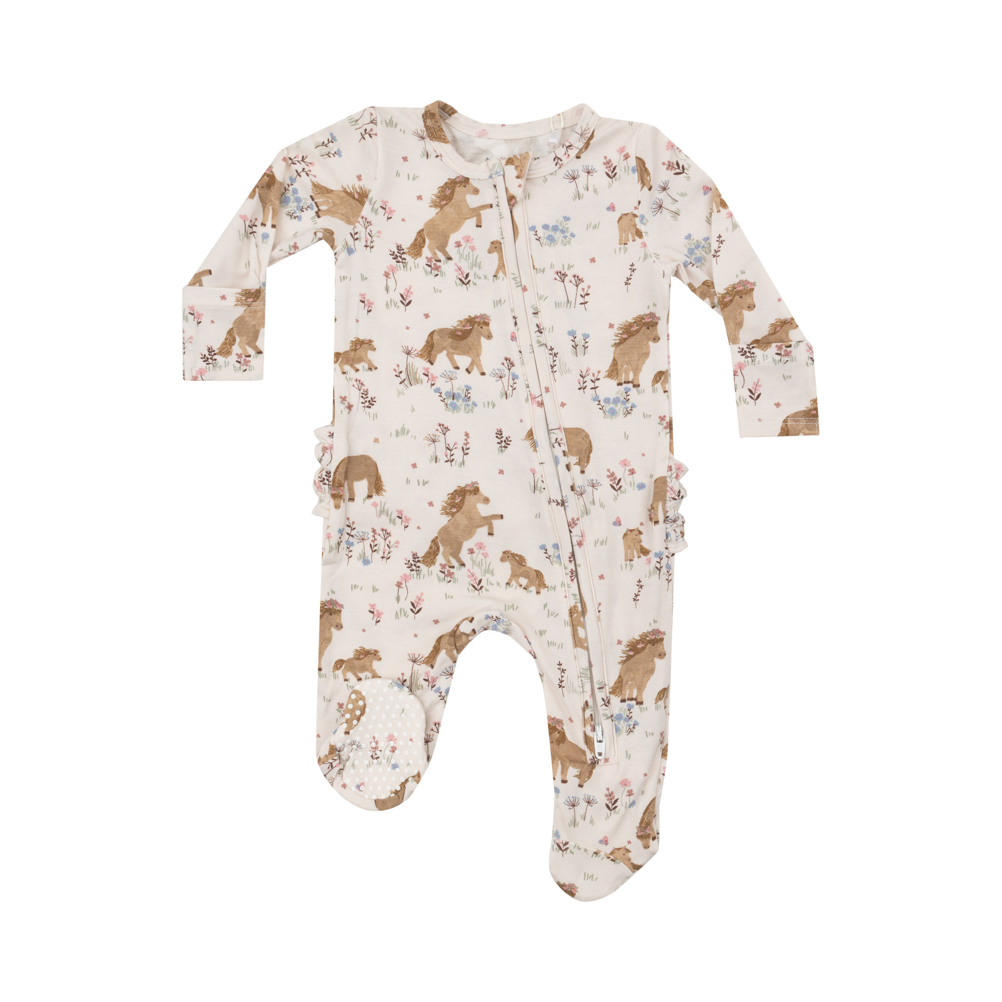 Angel Dear Baby & Toddler Girl Zipper Footie