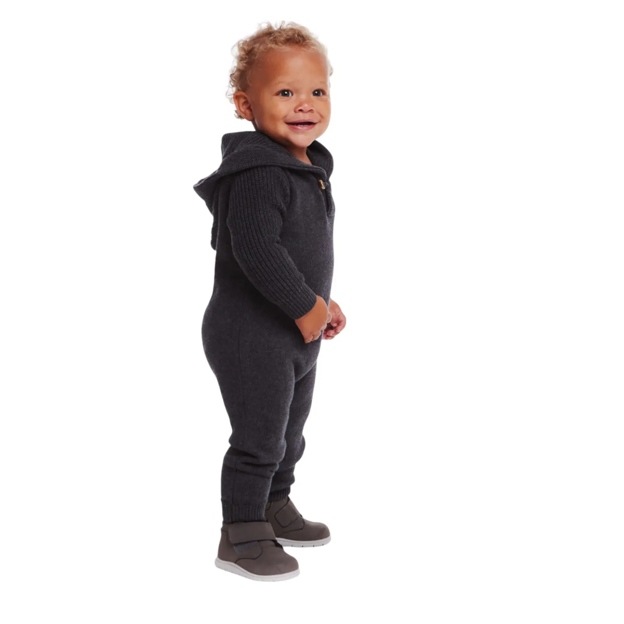 Andy & Evan Boy's Hooded Romper