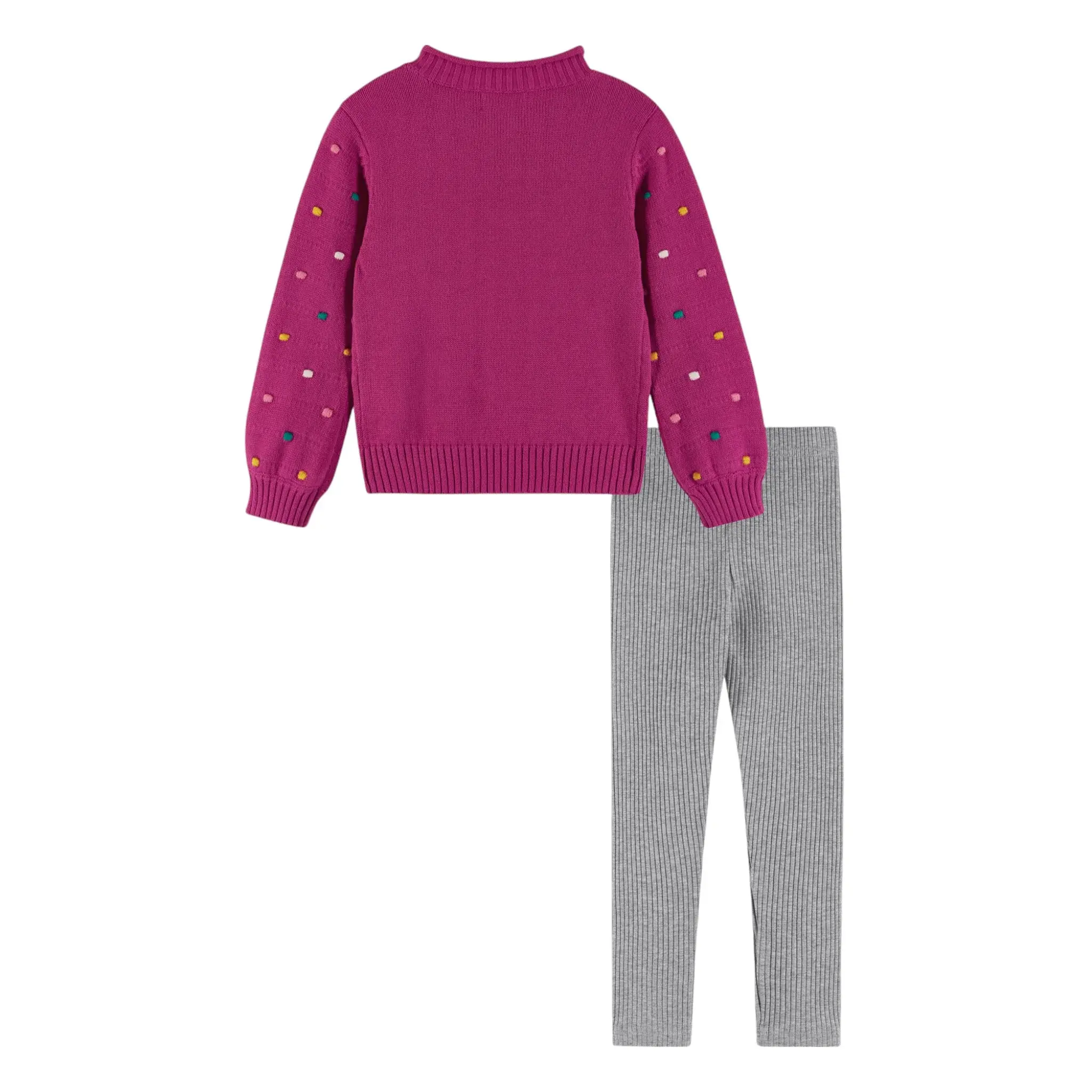 Andy & Evan Girl's Sweater  & Legging Set