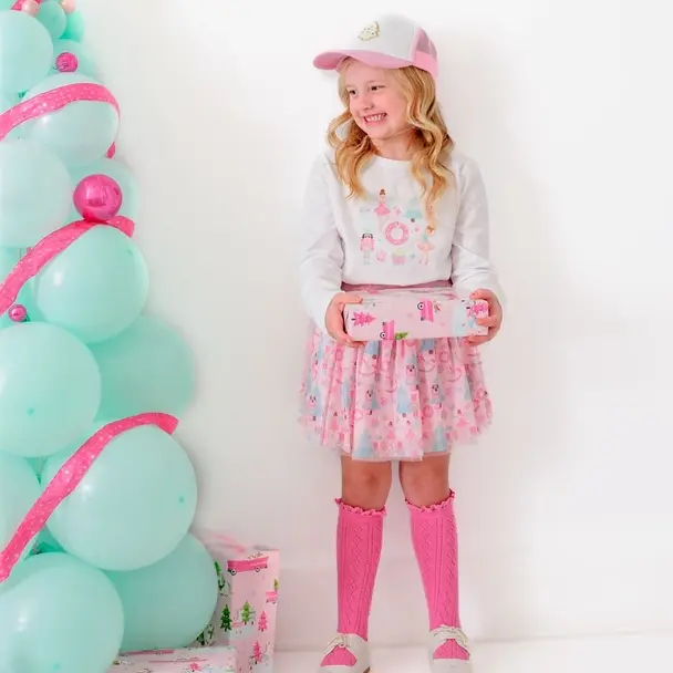 Sweet Wink Girl L/S Christmas T-Shirt