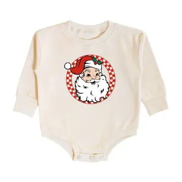 Sweet Wink Retro Christmas Baby L/S Onesie