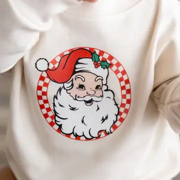 Sweet Wink Retro Christmas Baby L/S Onesie