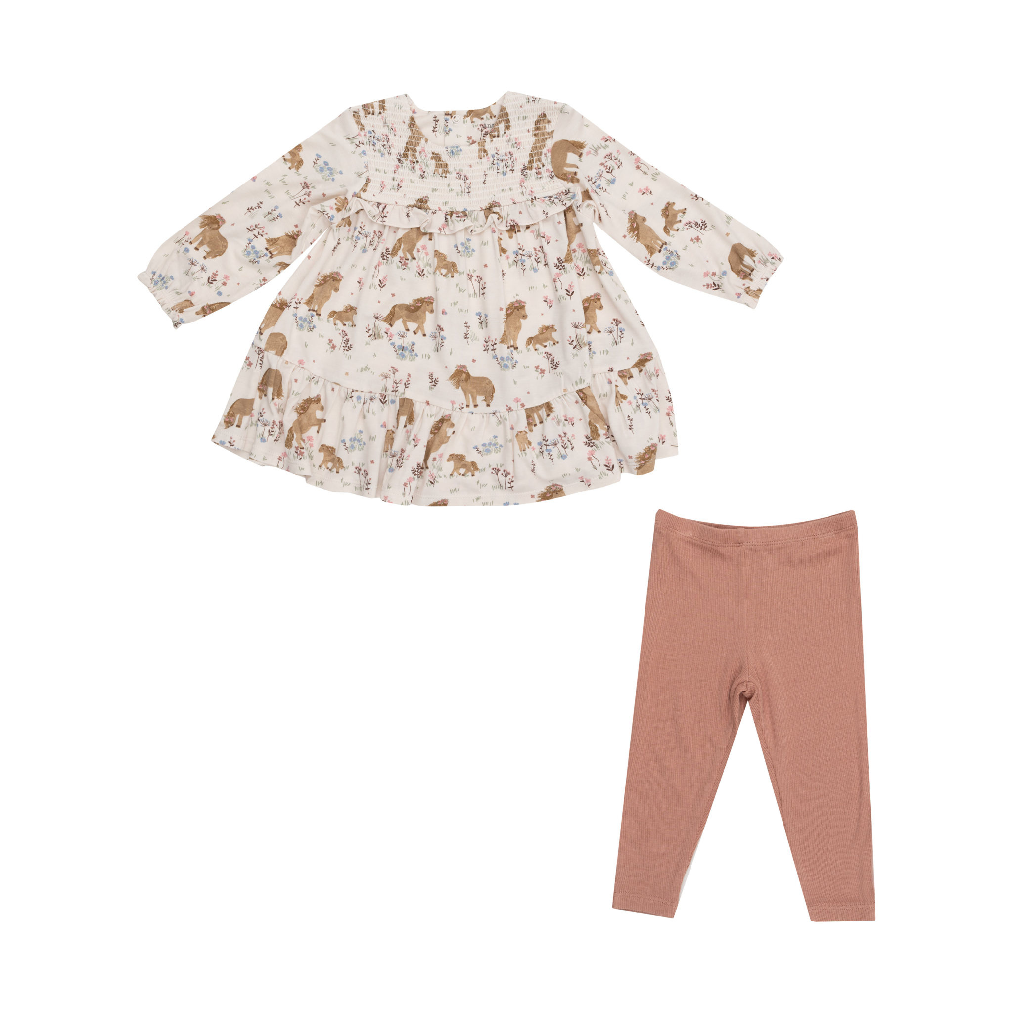 Angel Dear Girl Dress & Legging Set