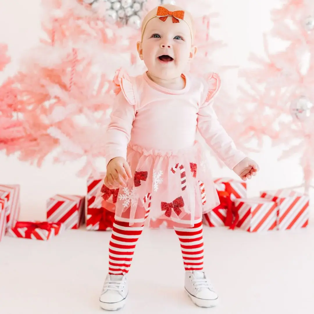 Sweet Wink Baby & Toddler L/S Christmas Tutu Bodysuit