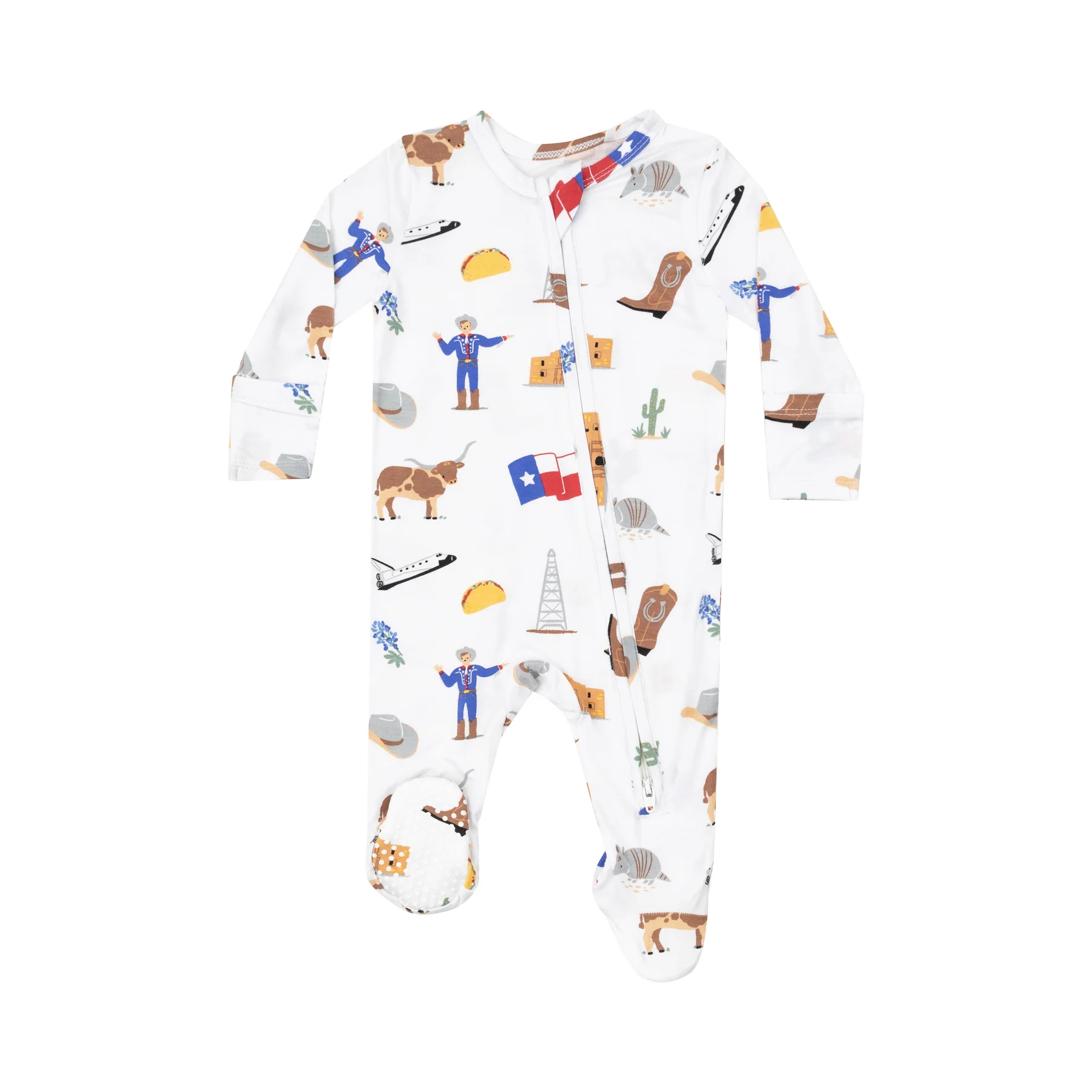Angel Dear Bamboo 2 way Zipper Footie