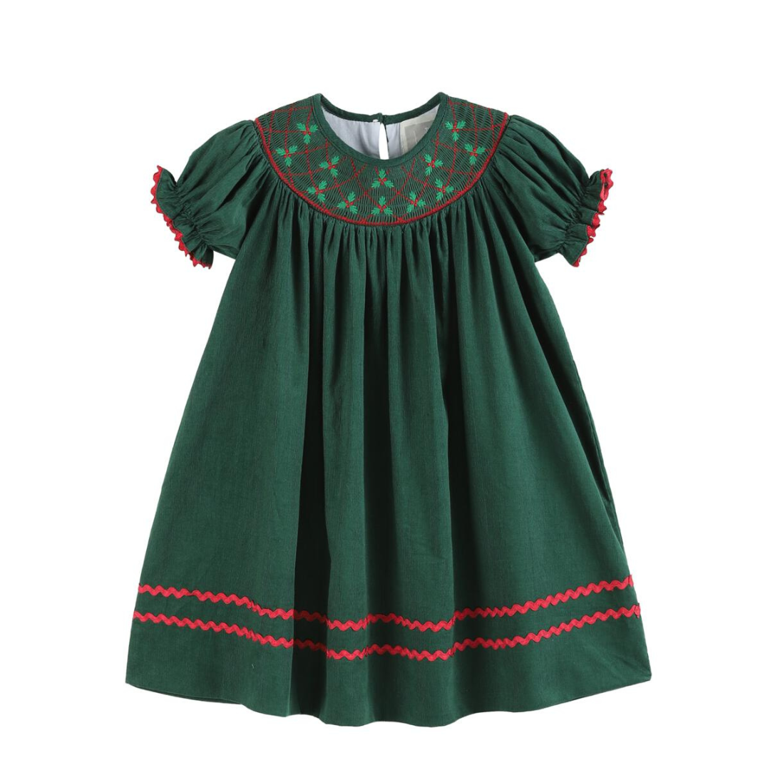 Lil Cactus Christmas Mistletoe Dress