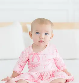 Mila & Rose Baby & Toddler 3/4 Sleeve Twirl  Bodysuit