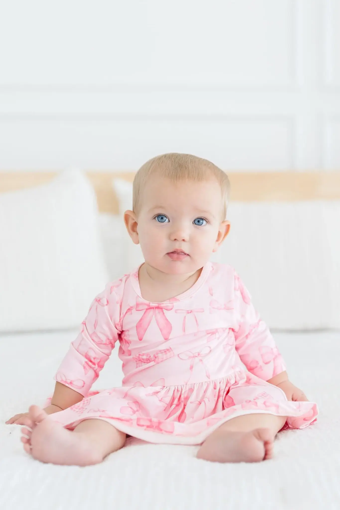 Mila & Rose Baby & Toddler 3/4 Sleeve Twirl  Bodysuit