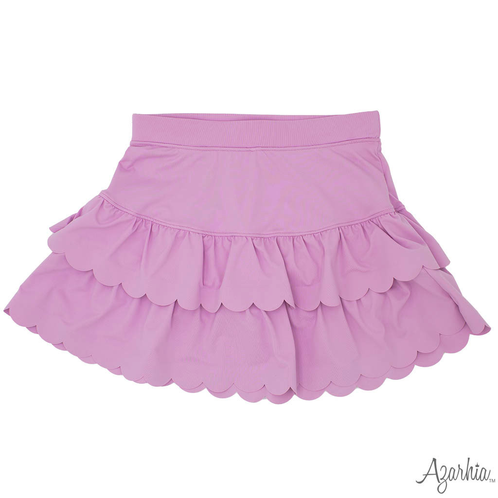 Azarhia Scalloped Hem Skort