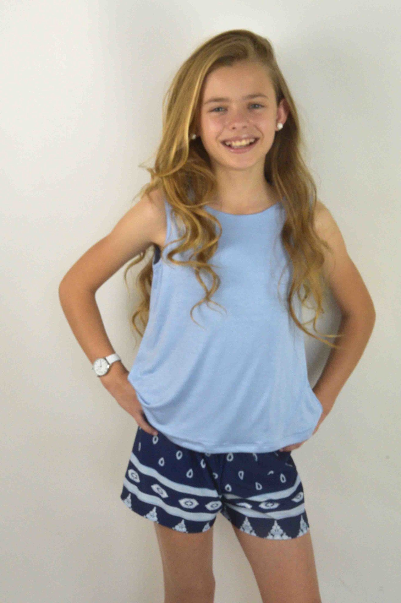 Area Code 407 Tween / Teen Knit Shorts