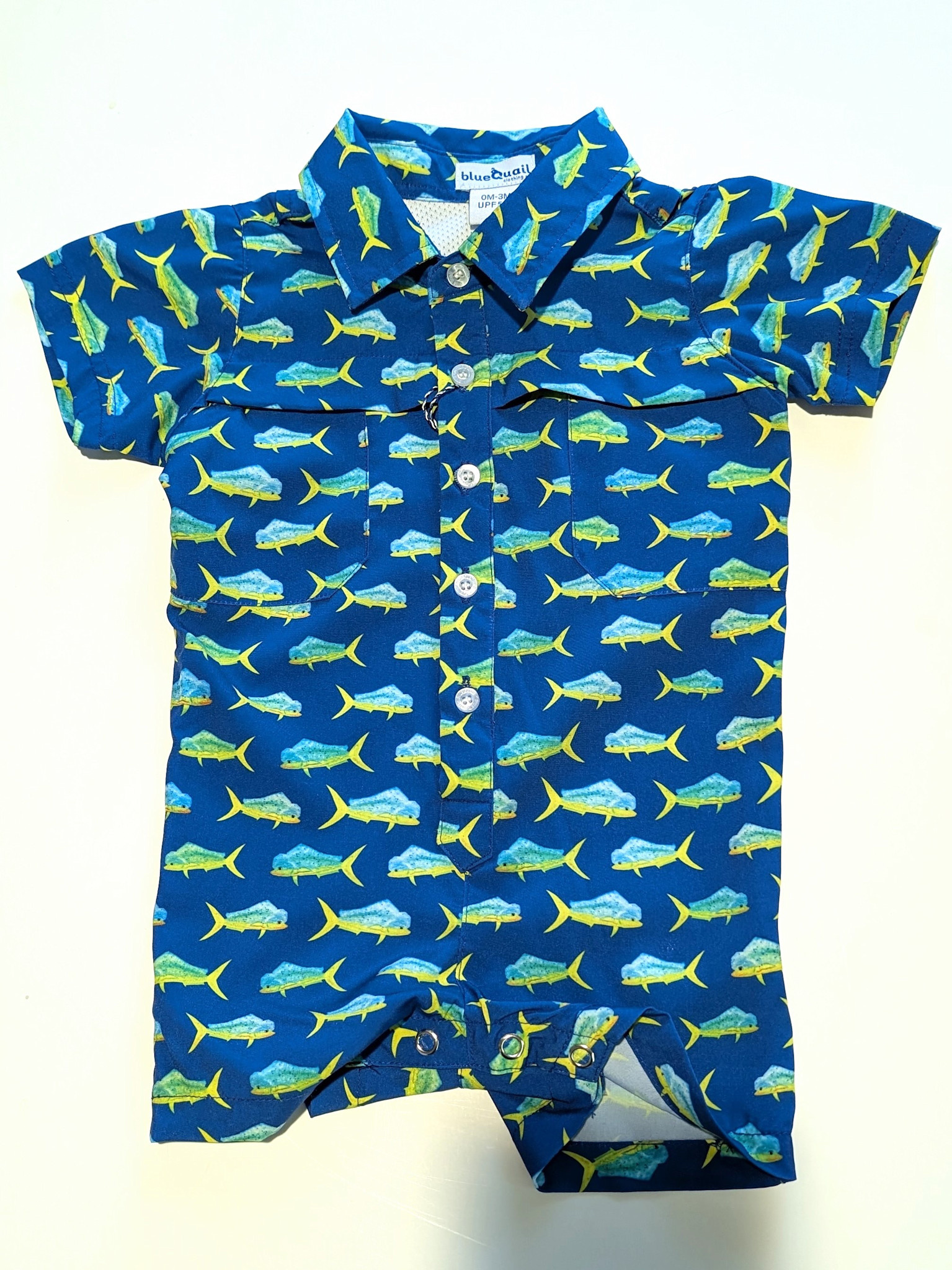 Blue Quail Clothing Co Boy's Blue Quail Romper