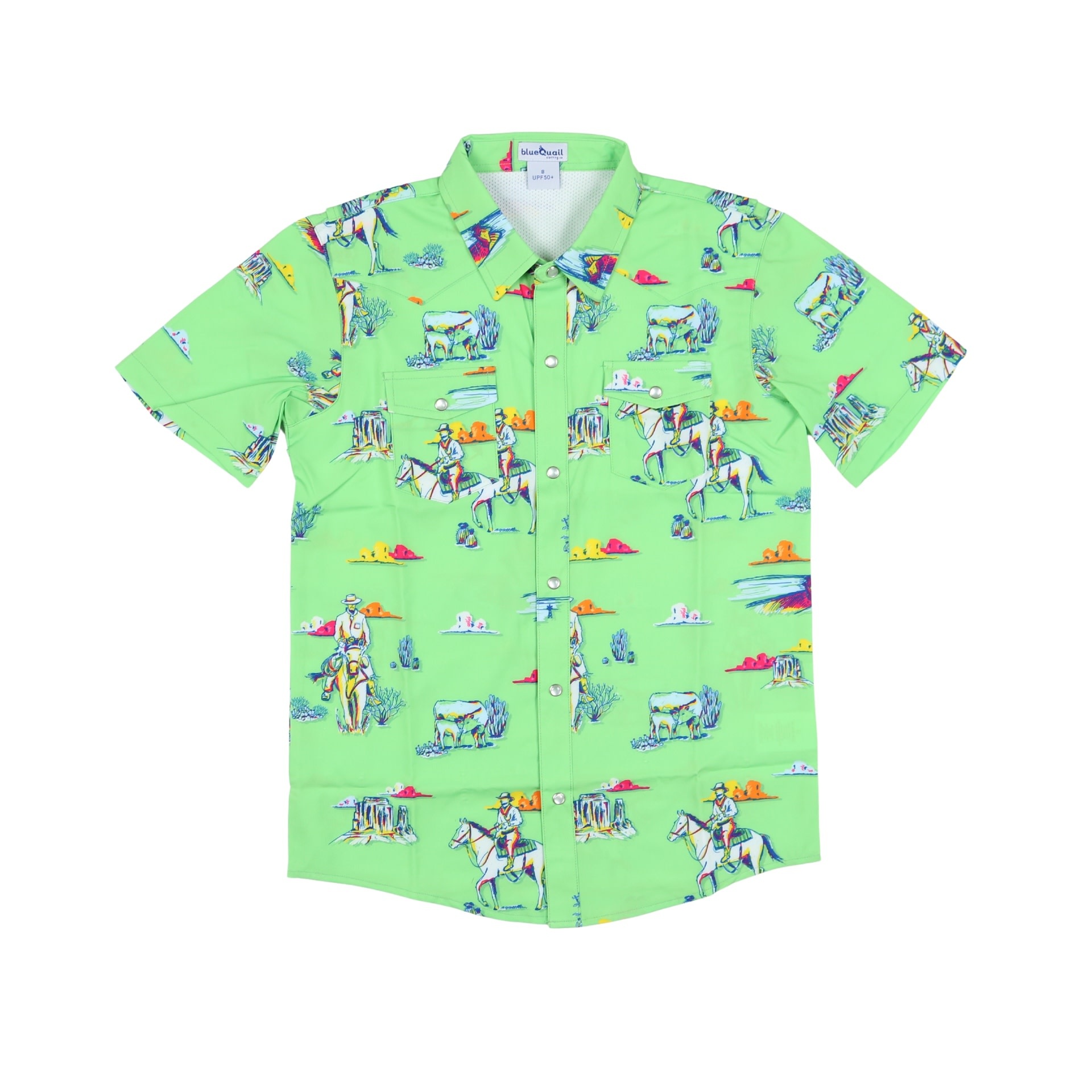 Blue Quail Clothing Co Boy's Blue Quail Pearl Snap S/S Shirt