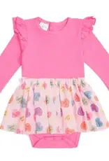 Sweet Wink Long Sleeve Tutu Bodysuit