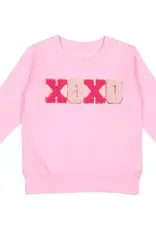 Sweet Wink XOXO Patch Valentines Day Sweatshirt