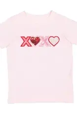 Sweet Wink Girl Patch xoxo  S/S T-Shirt