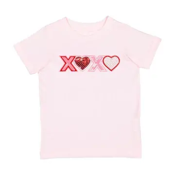 Sweet Wink Girl Patch xoxo  S/S T-Shirt
