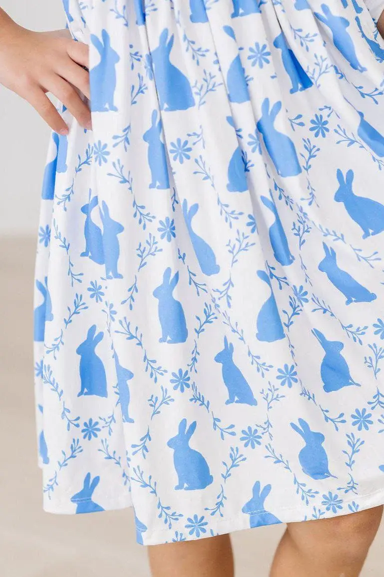 Mila & Rose Blue Bunny Dress