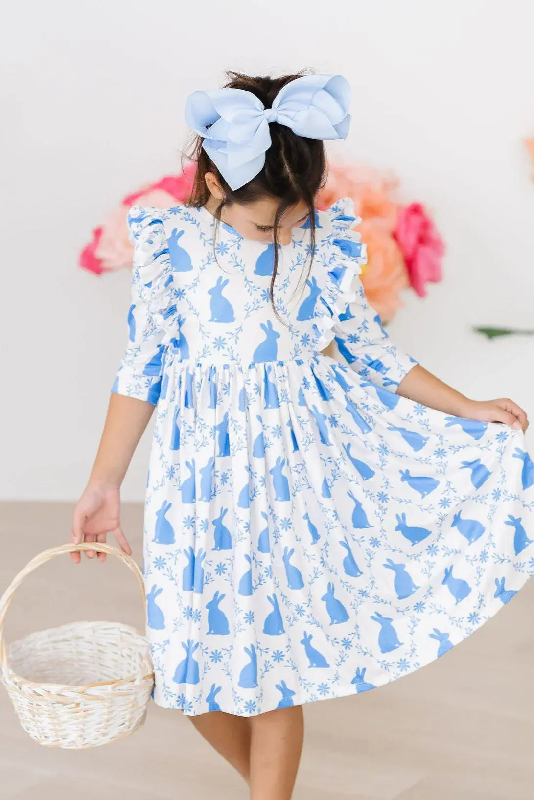 Mila & Rose Blue Bunny Dress