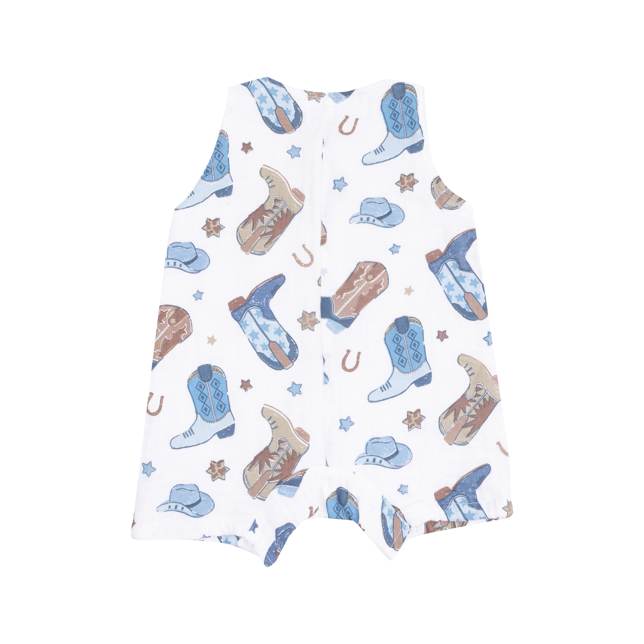 Angel Dear Baby & Toddler Boy Sleeveless Muslin Romper