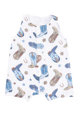 Angel Dear Baby & Toddler Boy Sleeveless Muslin Romper