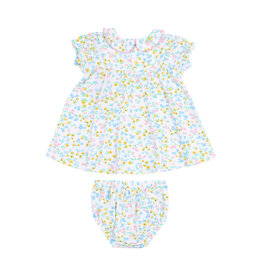 Angel Dear Baby & Toddler Puff Sleeve Baby Doll Dress w/Diaper Cover